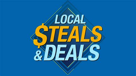 Local steals and deals today - Local Steals & Deals: This Week’s Deals with Lancer Microderm and Hypersweep. Local Steals & Deals is your one-stop shop for real deals and real exclusives on amazing brands. February 12, 2024 ... 
